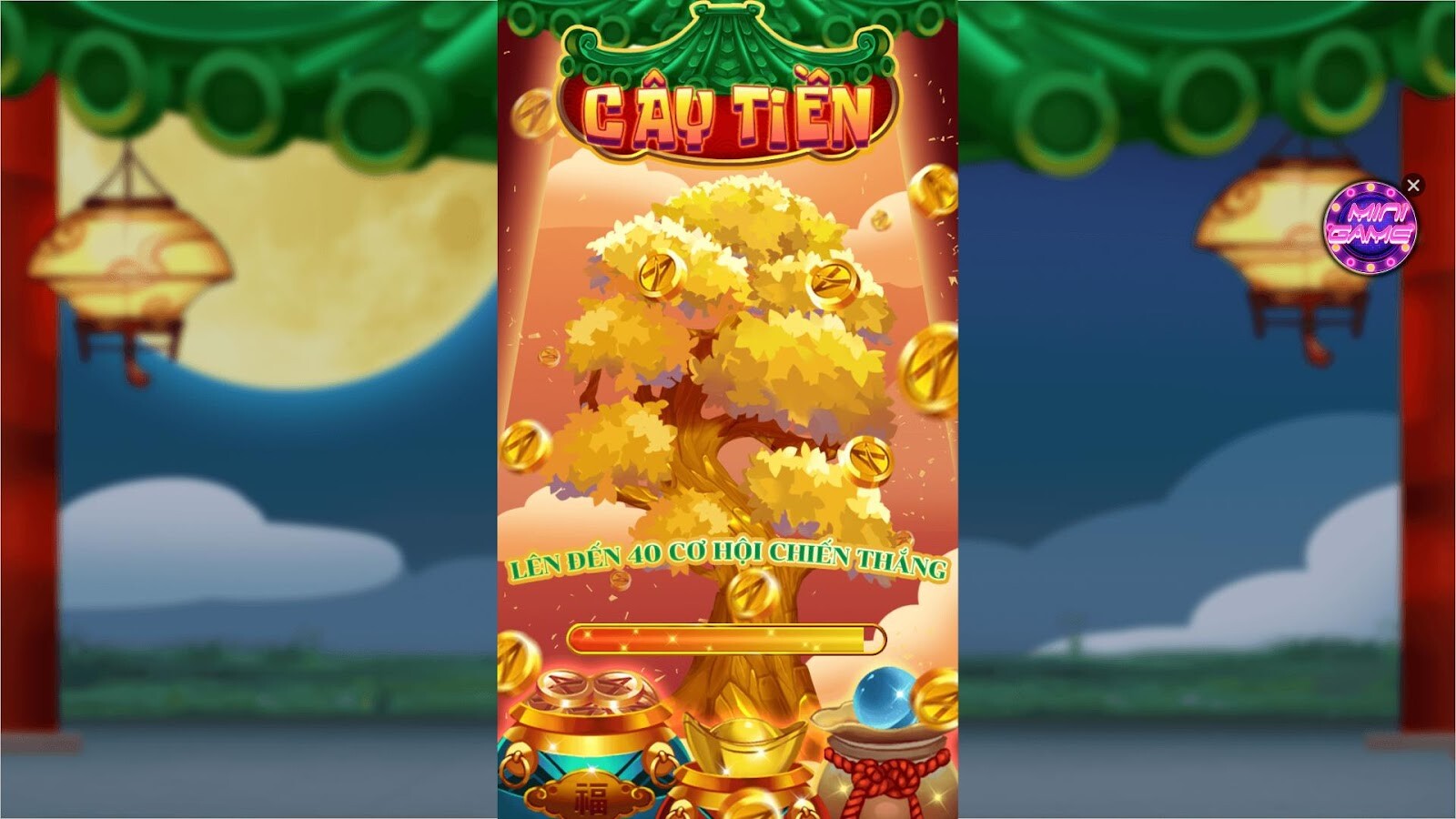 Game Cây tiền SV66 có màu sắc game bắt mắt với tone vàng chủ đạo 