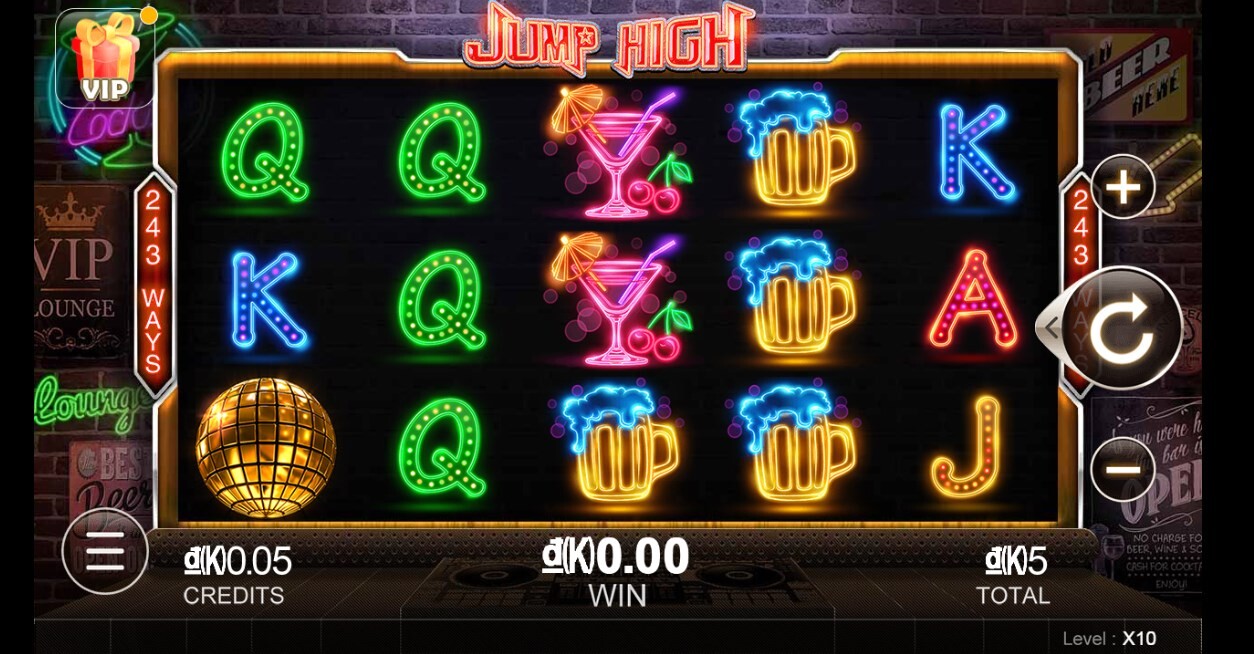 Nhảy cao là tựa game slot được lấy cảm hứng xây dựng từ chủ đề đề vũ trường