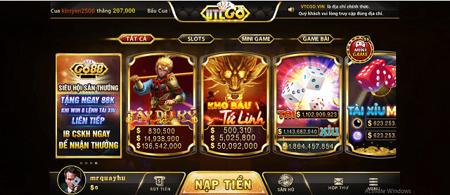 Cổng game VtcGo Win có những trò chơi gì?