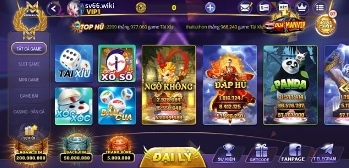 KingMan Fun ngay từ khi có mặt đã tạo được ấn tượng bởi thể loại game đa dạng