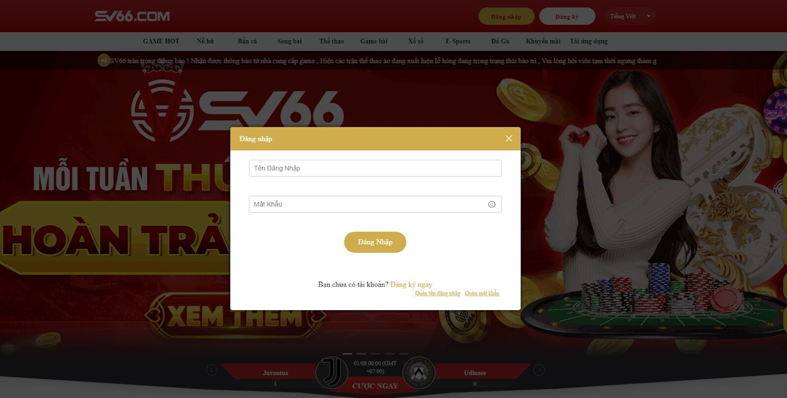 Đại Thánh Câu Cá SV66 - Hướng dẫn chơi game bắn cá siêu đỉnh 9 Tiến hành đăng nhập tài khoản để trải nghiệm game Đại Thánh Câu Cá SV66