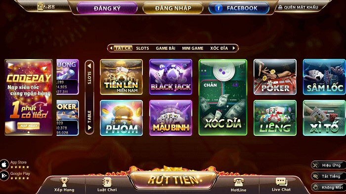 Cổng game ACE88 Info có những trò chơi gì?