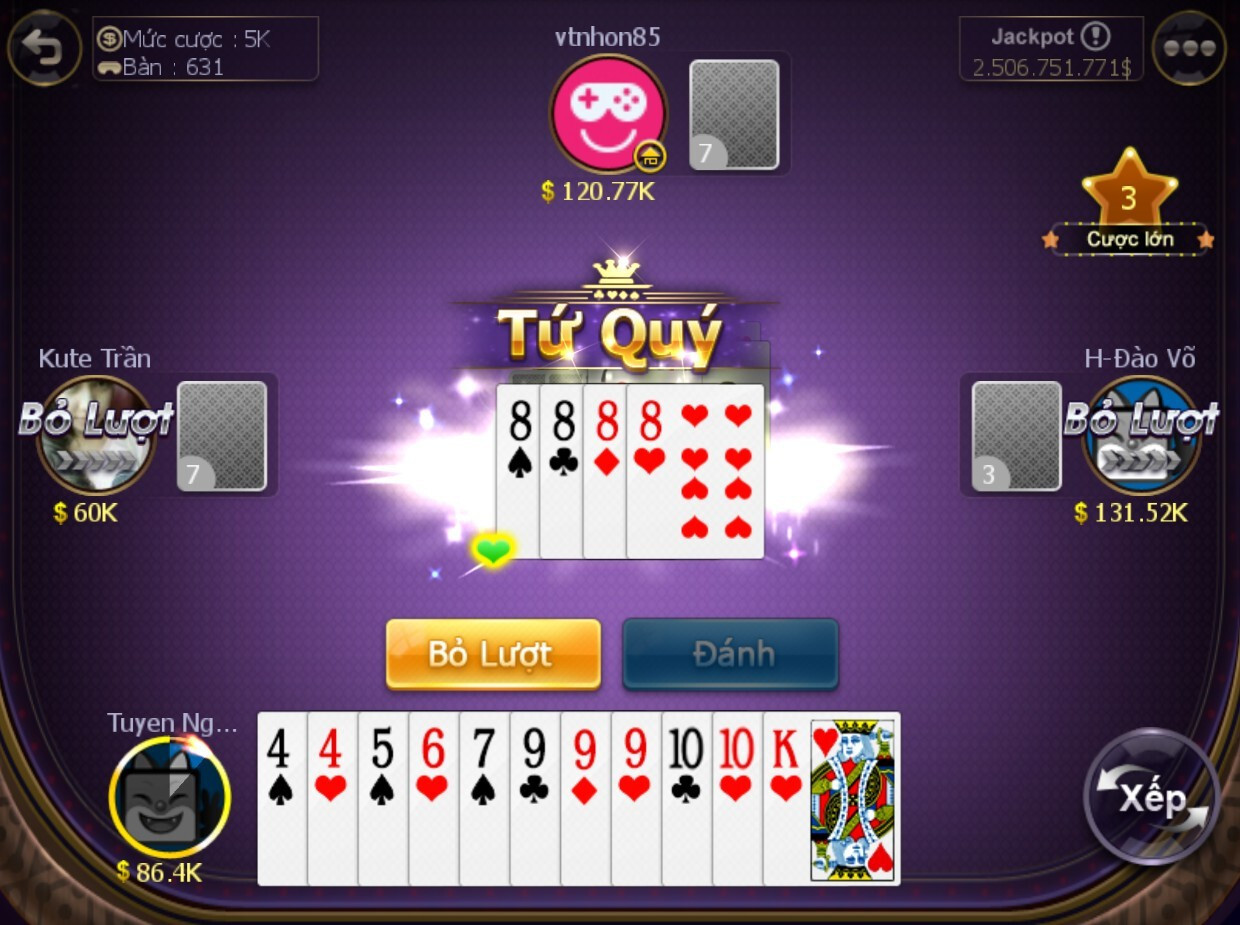 Tiến lên là thể loại game bài được nhiều cược thủ yêu thích từ trước đến nay