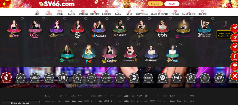 Mục đích SV66 casino trực tuyến tặng khuyến mãi cho người chơi